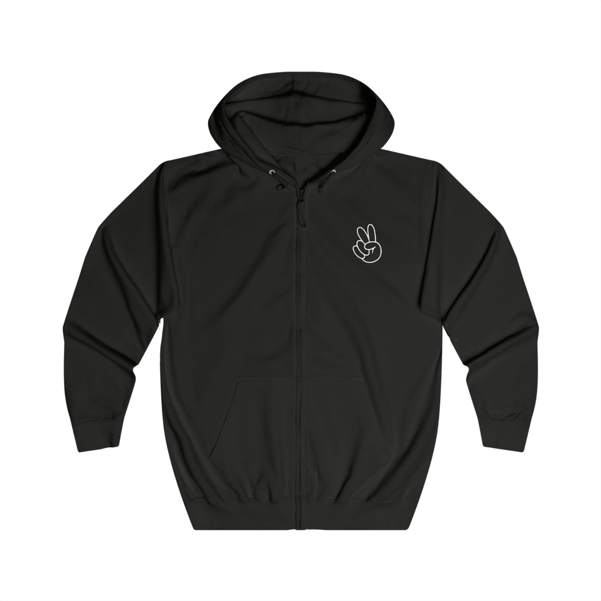 Unisex, Zip Hoodie PEACE&LOVE