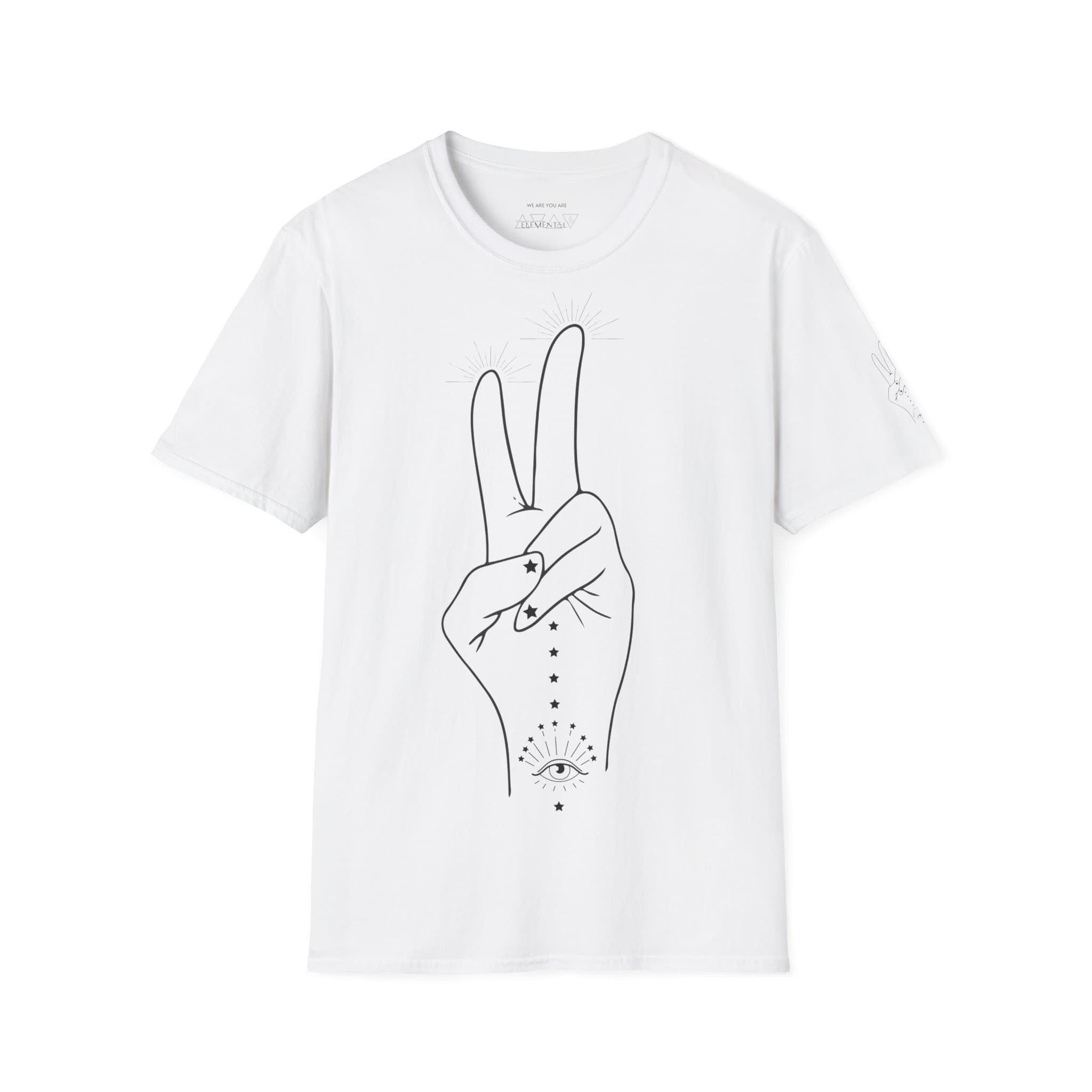T-Shirt PEACEFULL HAND OF THE UNIVERSE