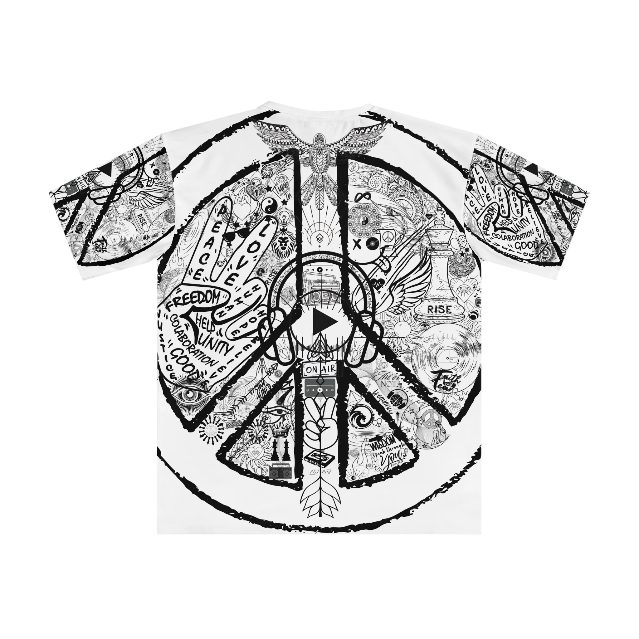 T-shirt Unisex PEACE&LOVE - Image 2