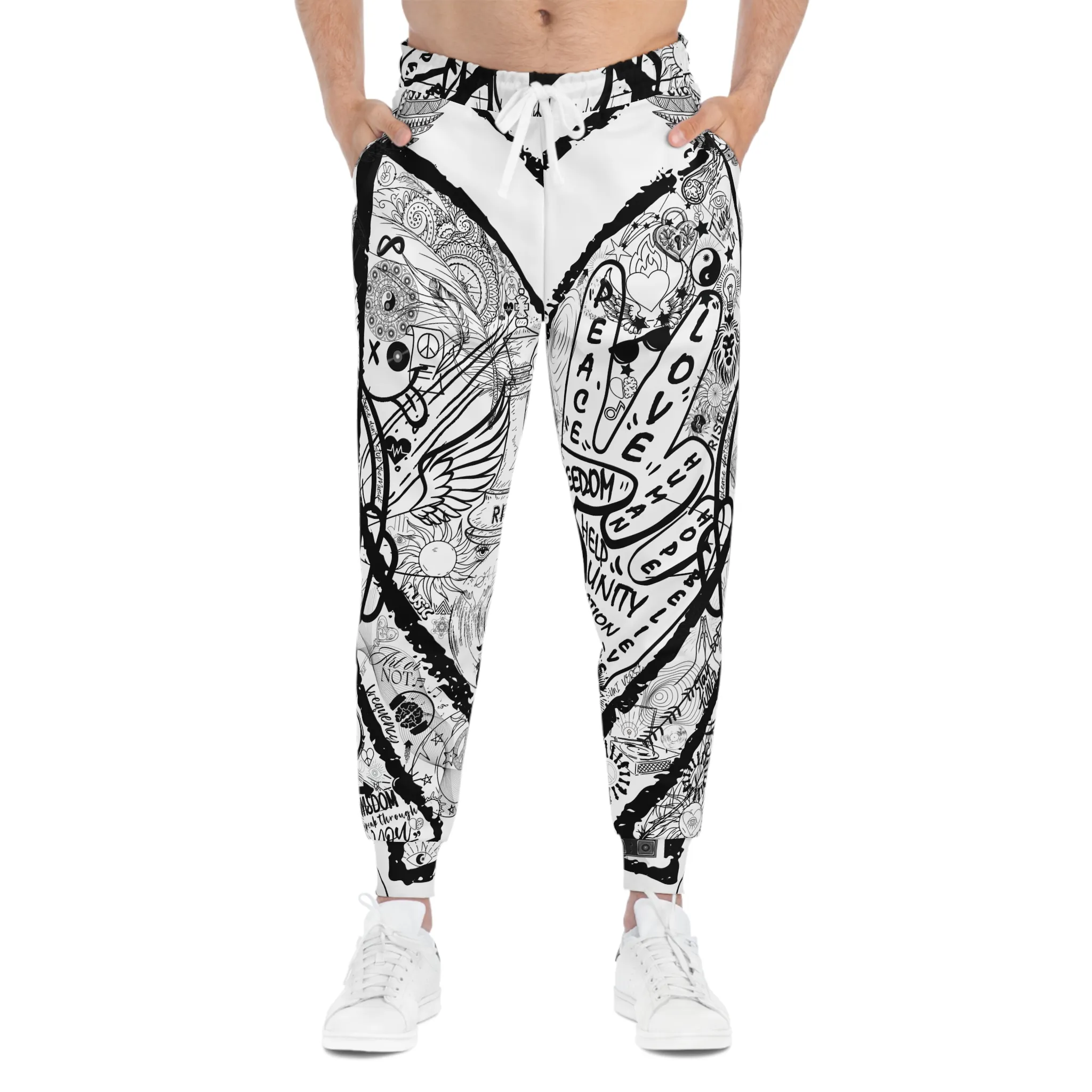 Men`s Athletic Joggers PEACE&LOVE - Image 3