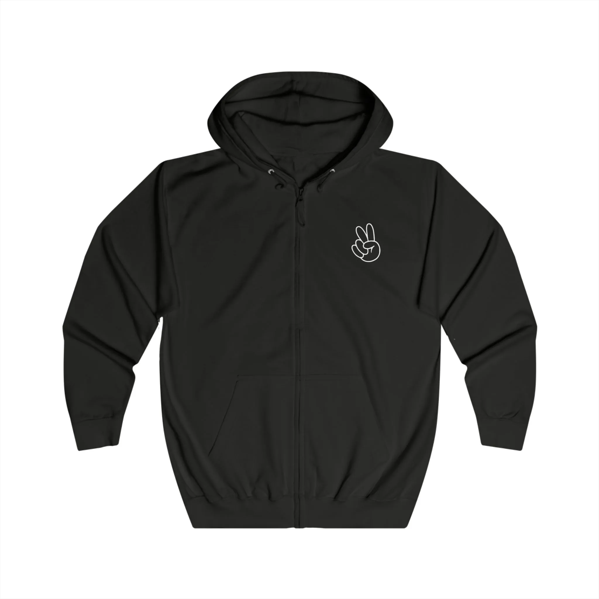 Unisex, Zip Hoodie PEACE&LOVE