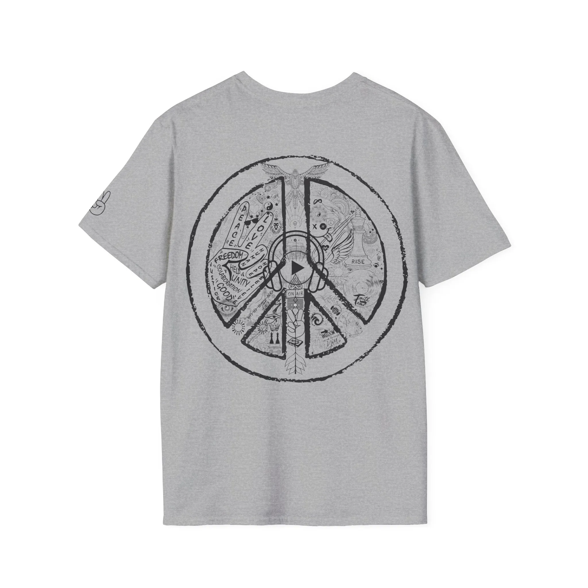 T-Shirt Unisex PEACE&LOVE - Image 2