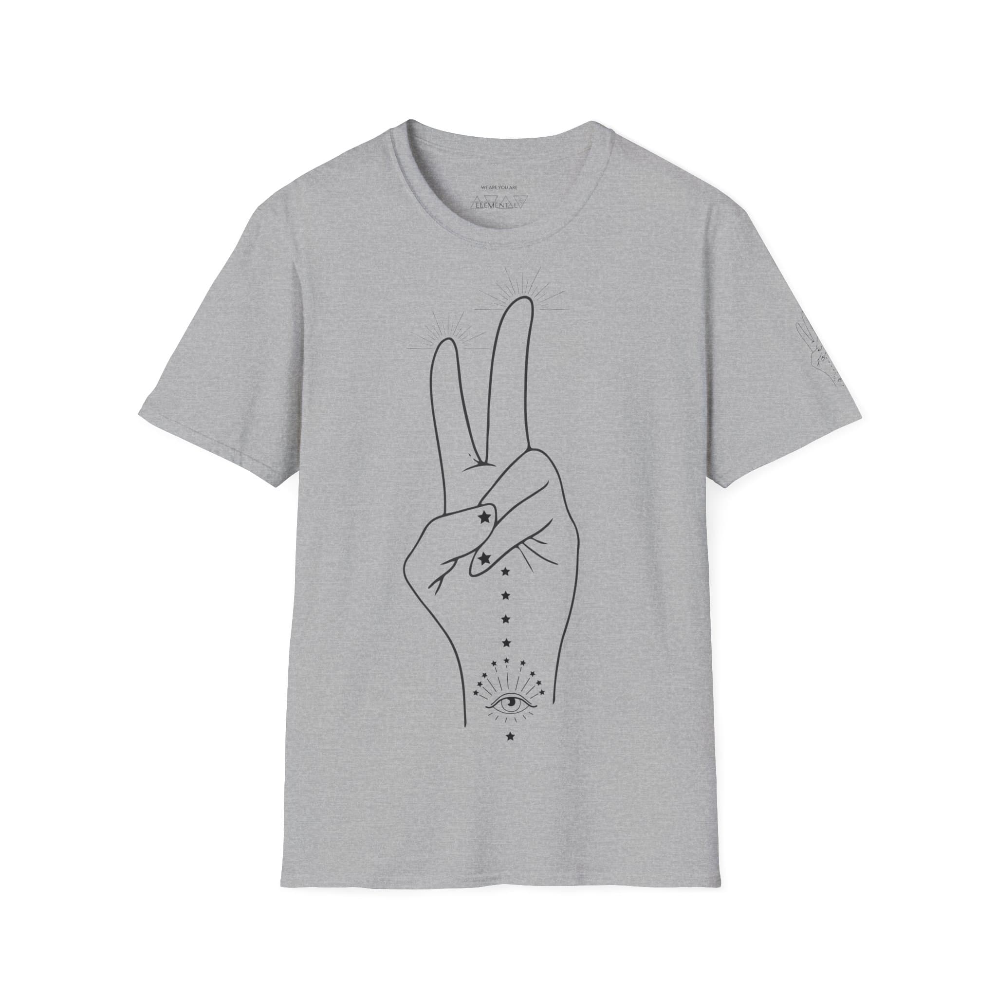 T-Shirt PEACEFULL HAND OF THE UNIVERSE - Image 9