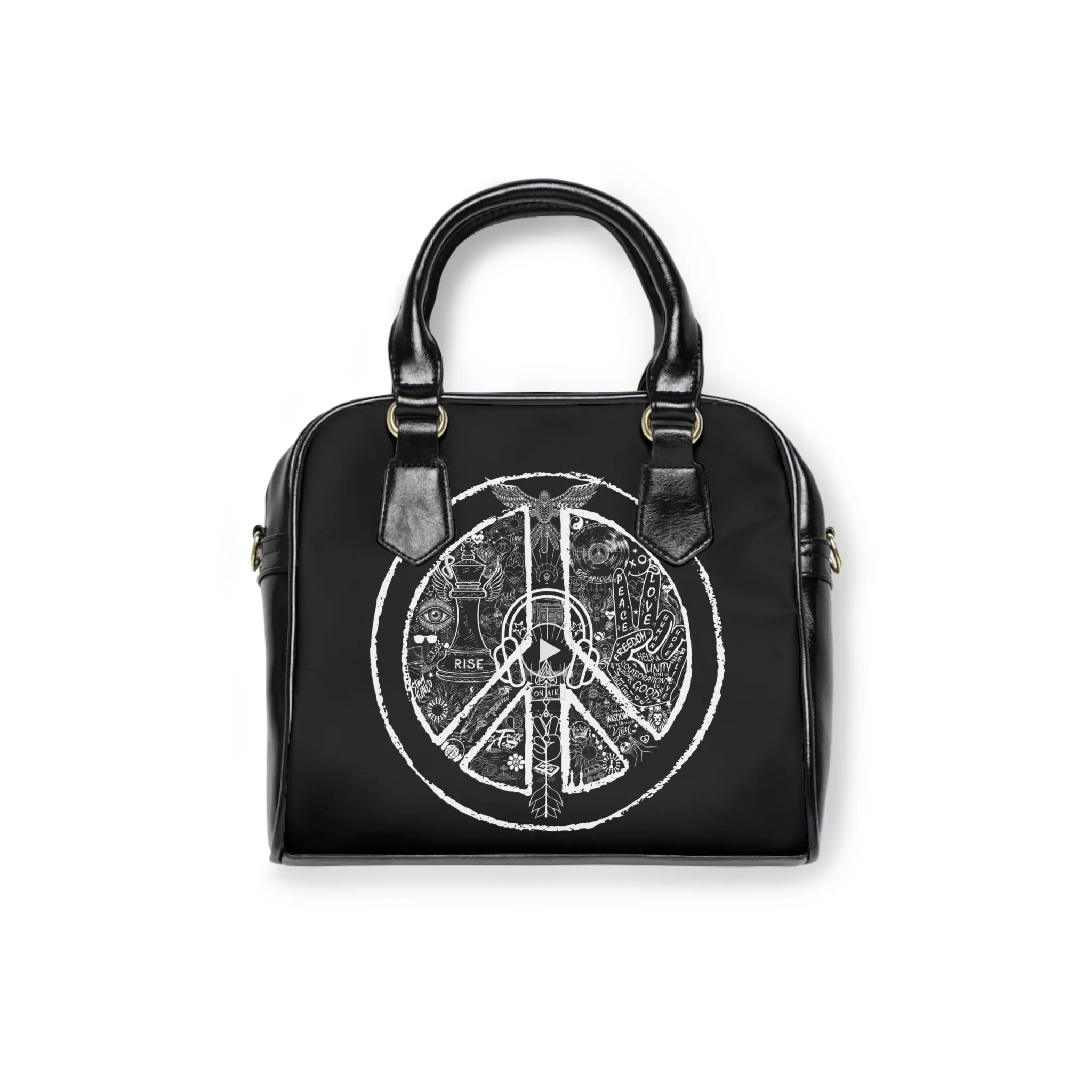 Bag - shoulder Handbag PEACE&LOVE BLACK Edition