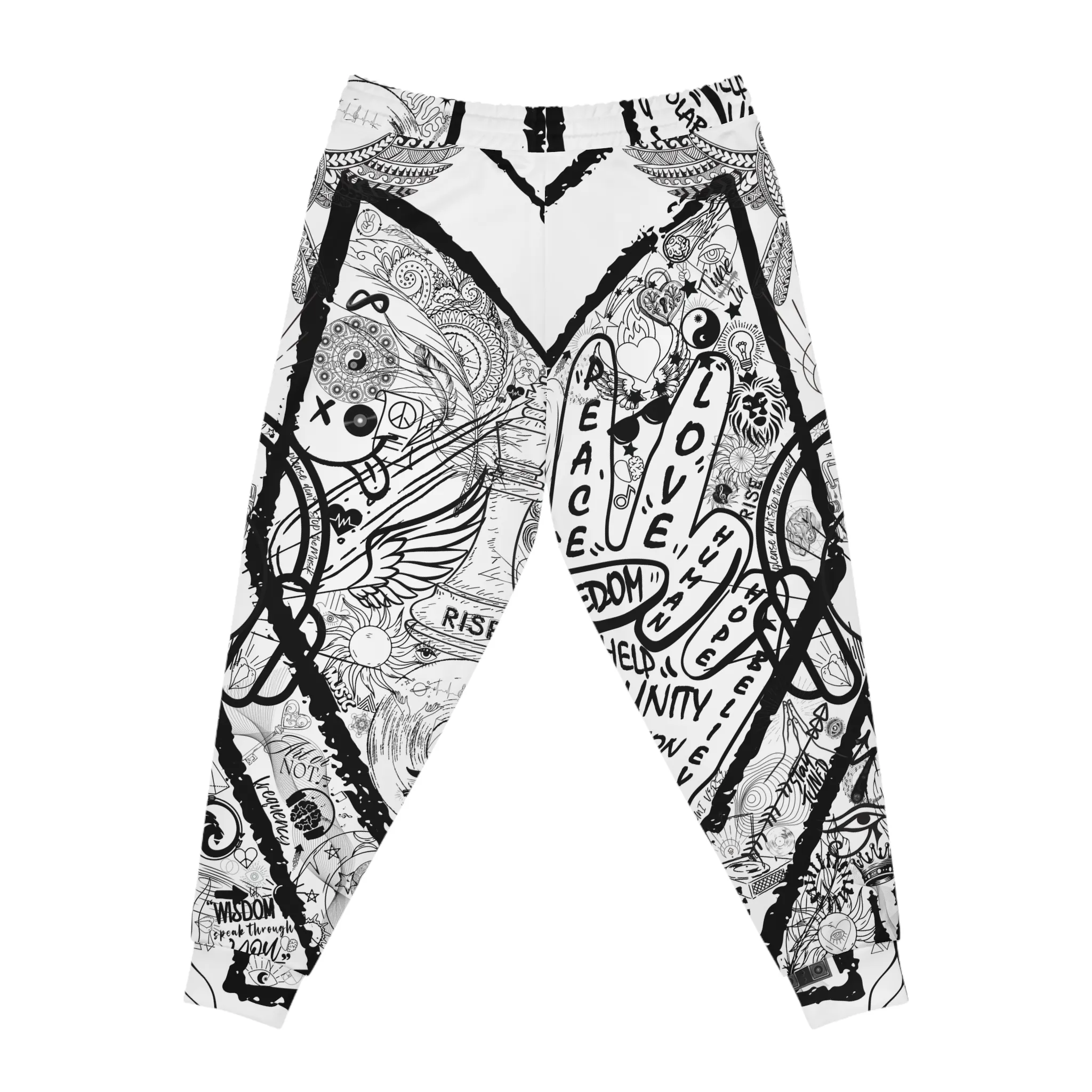 Men`s Athletic Joggers PEACE&LOVE - Image 2