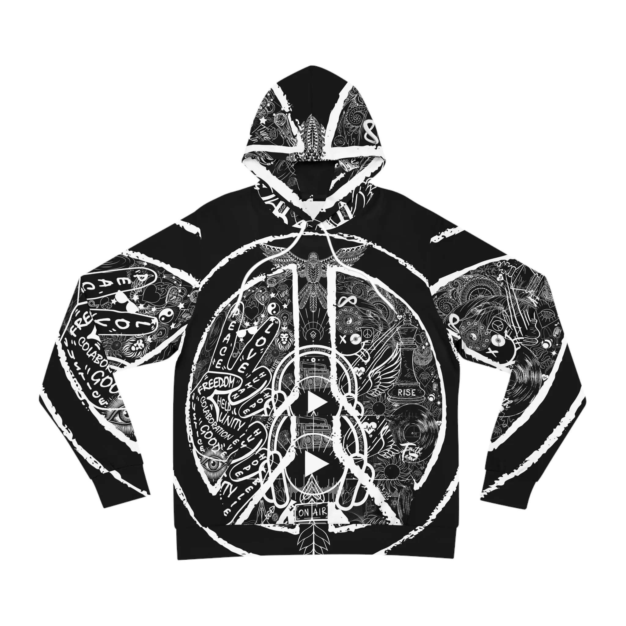Unisex Fashion Hoodie PEACE&LOVE