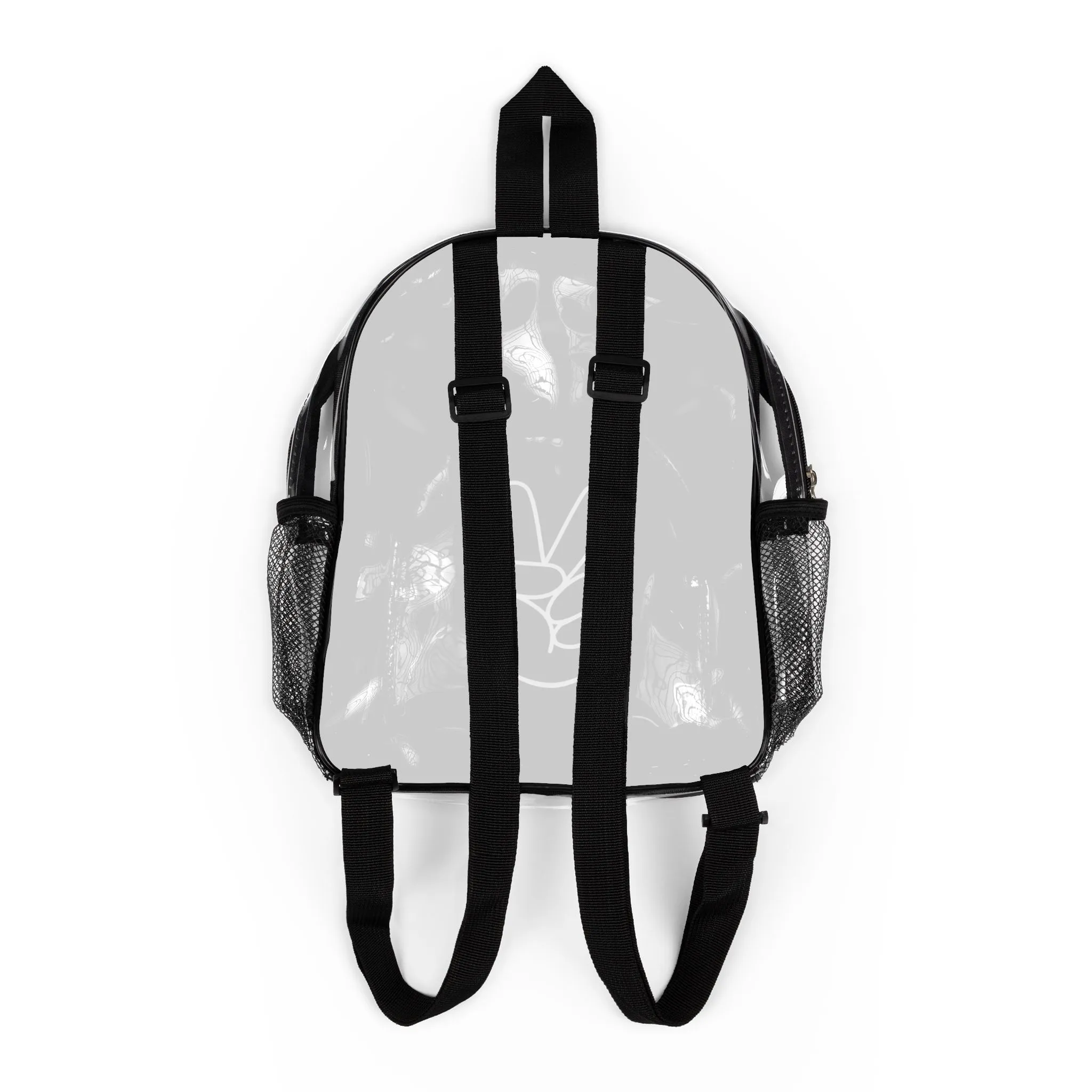 Backpack Clear PEACE&LOVE BLACK Edition - Image 2