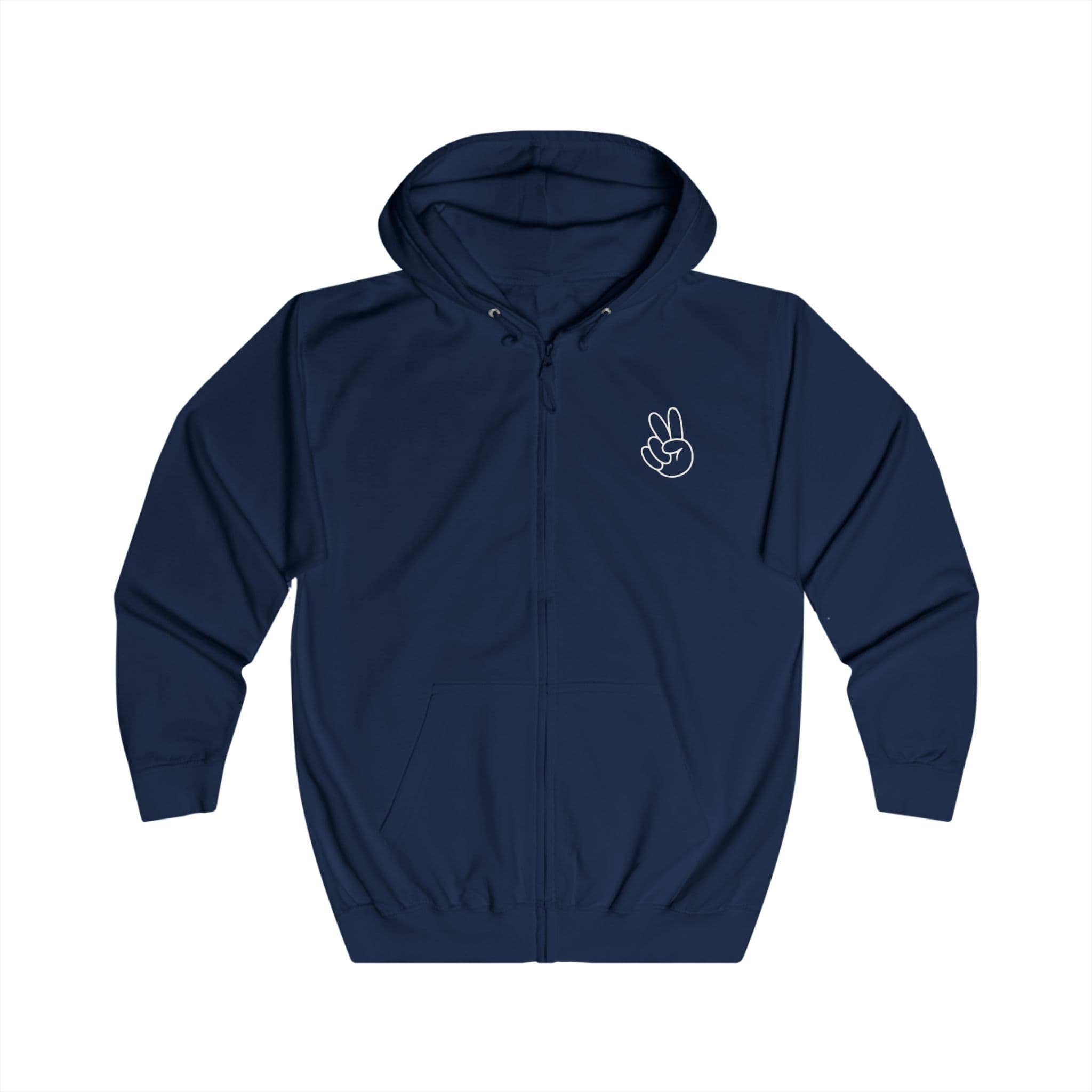 Unisex, Zip Hoodie PEACE&LOVE - Image 7