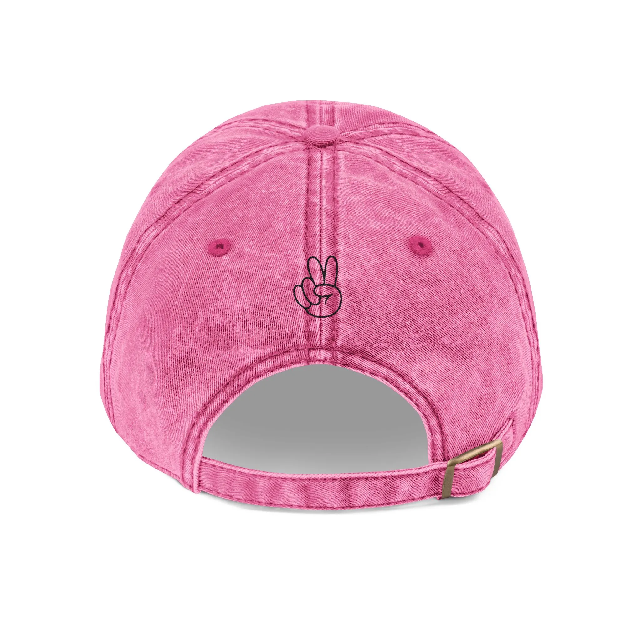 Cap Vintage PEACE PINK VIBES - Image 3