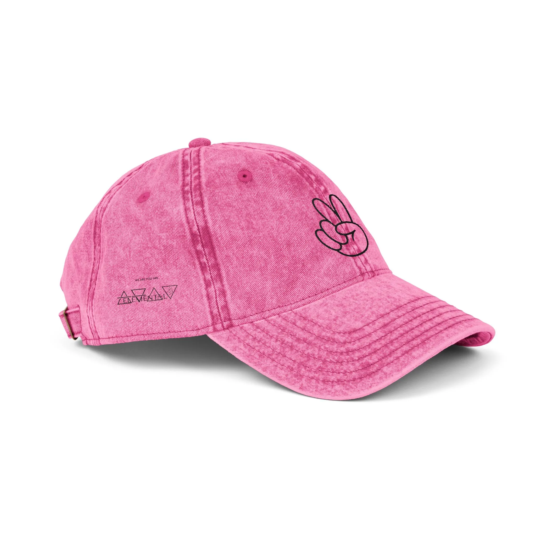 Cap Vintage PEACE PINK VIBES - Image 2