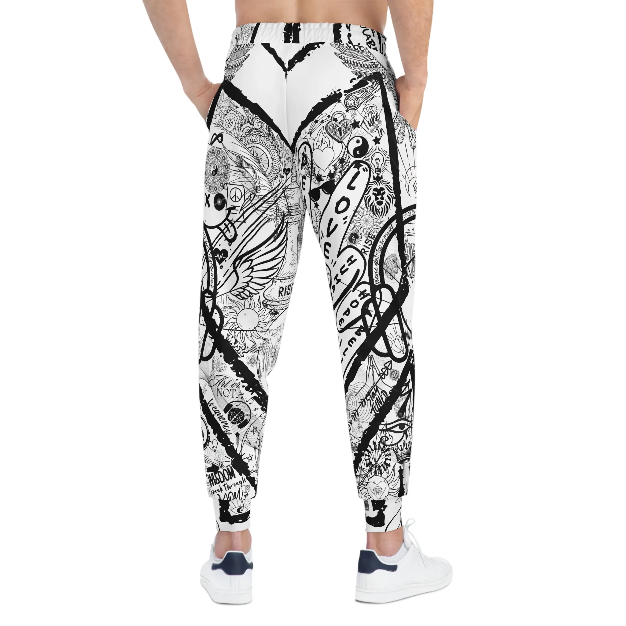 Men`s Athletic Joggers PEACE&LOVE - Image 4