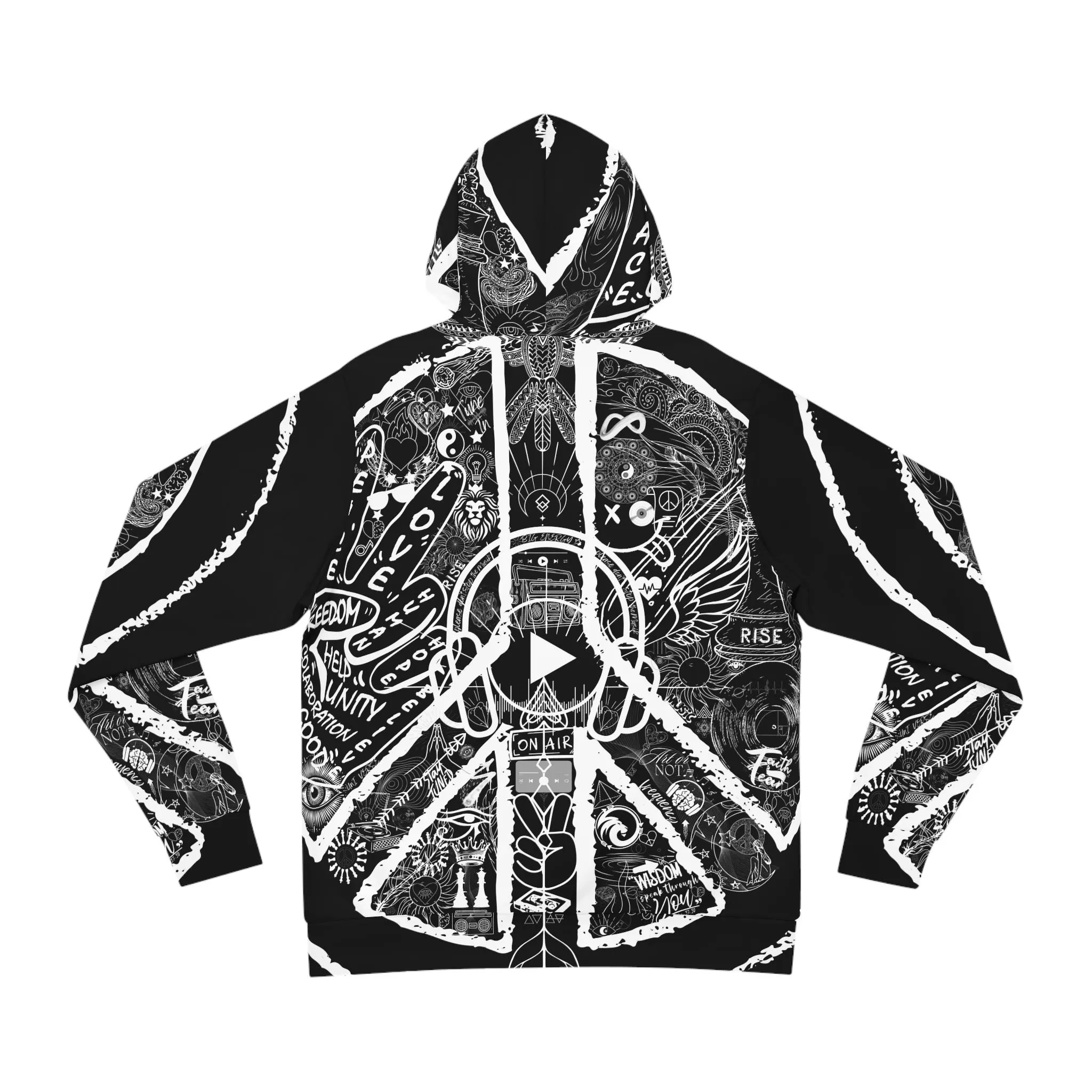 Unisex Fashion Hoodie PEACE&LOVE - Image 2