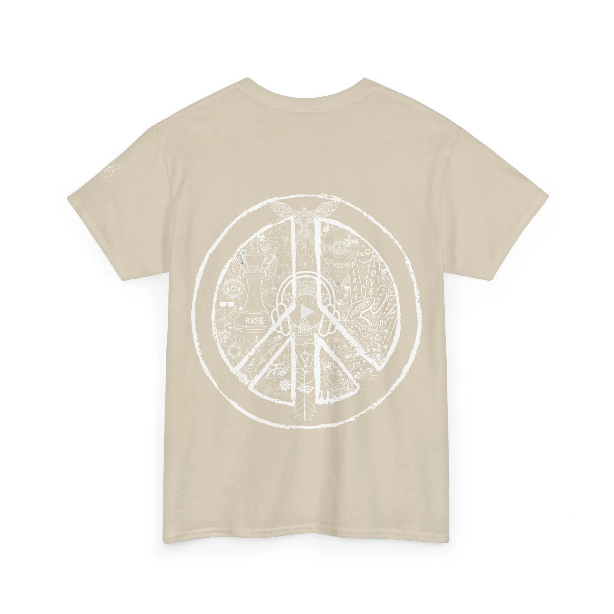 T-shirt WHITE PEACE&LOVE - Image 4