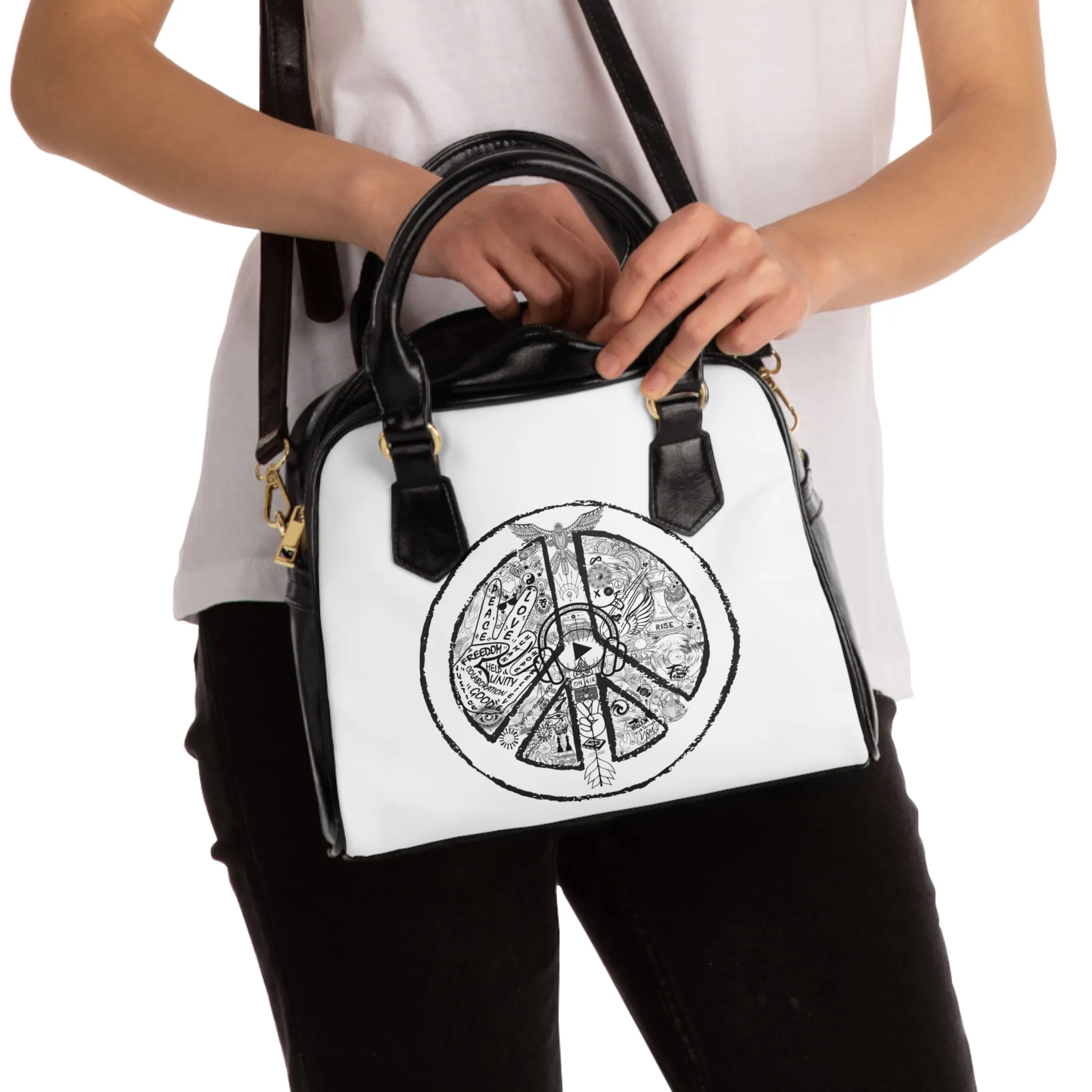 Bag - shoulder Handbag PEACE&LOVE - Image 4