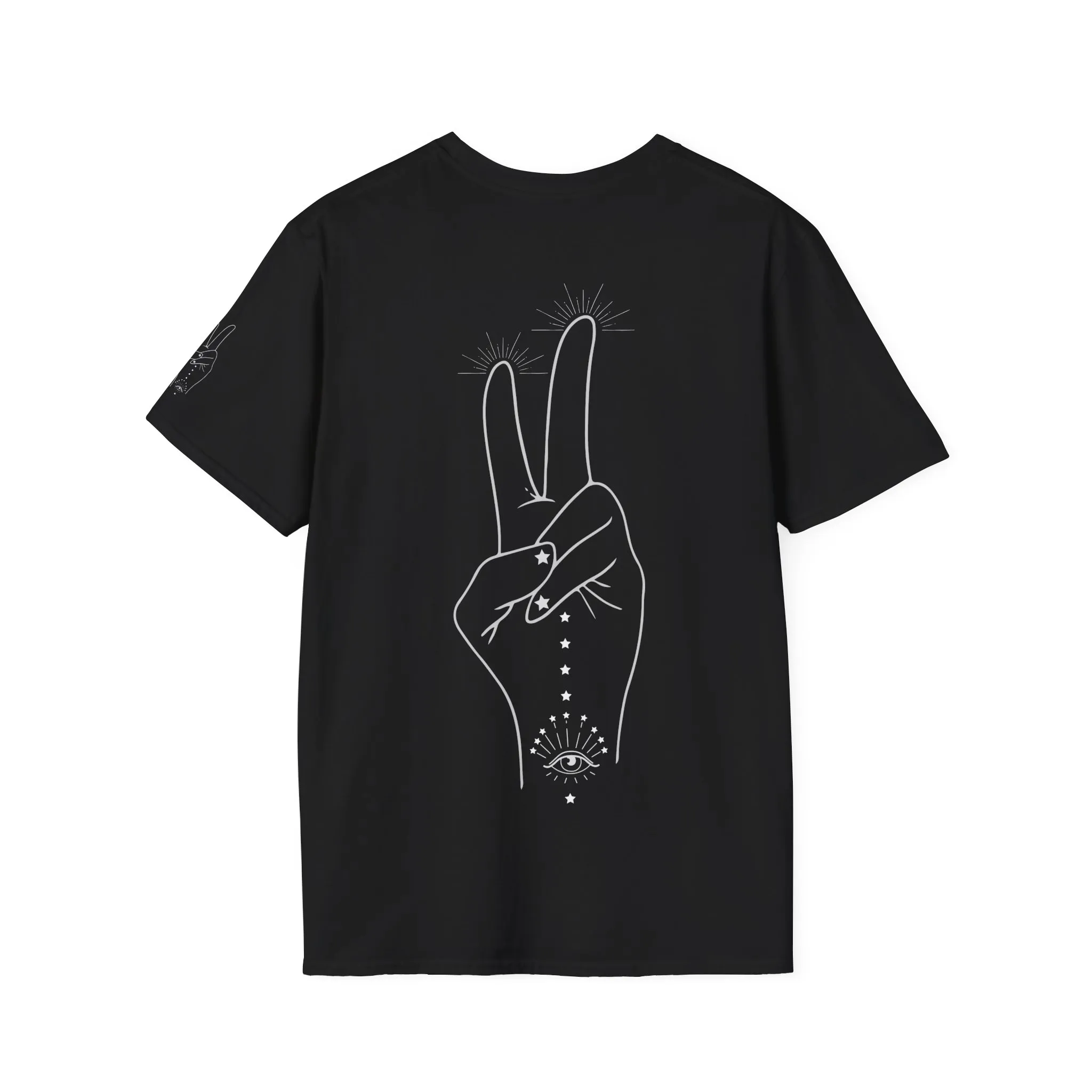 T-Shirt PEACEFULL HAND OF THE UNIVERSE  Unisex - Image 2