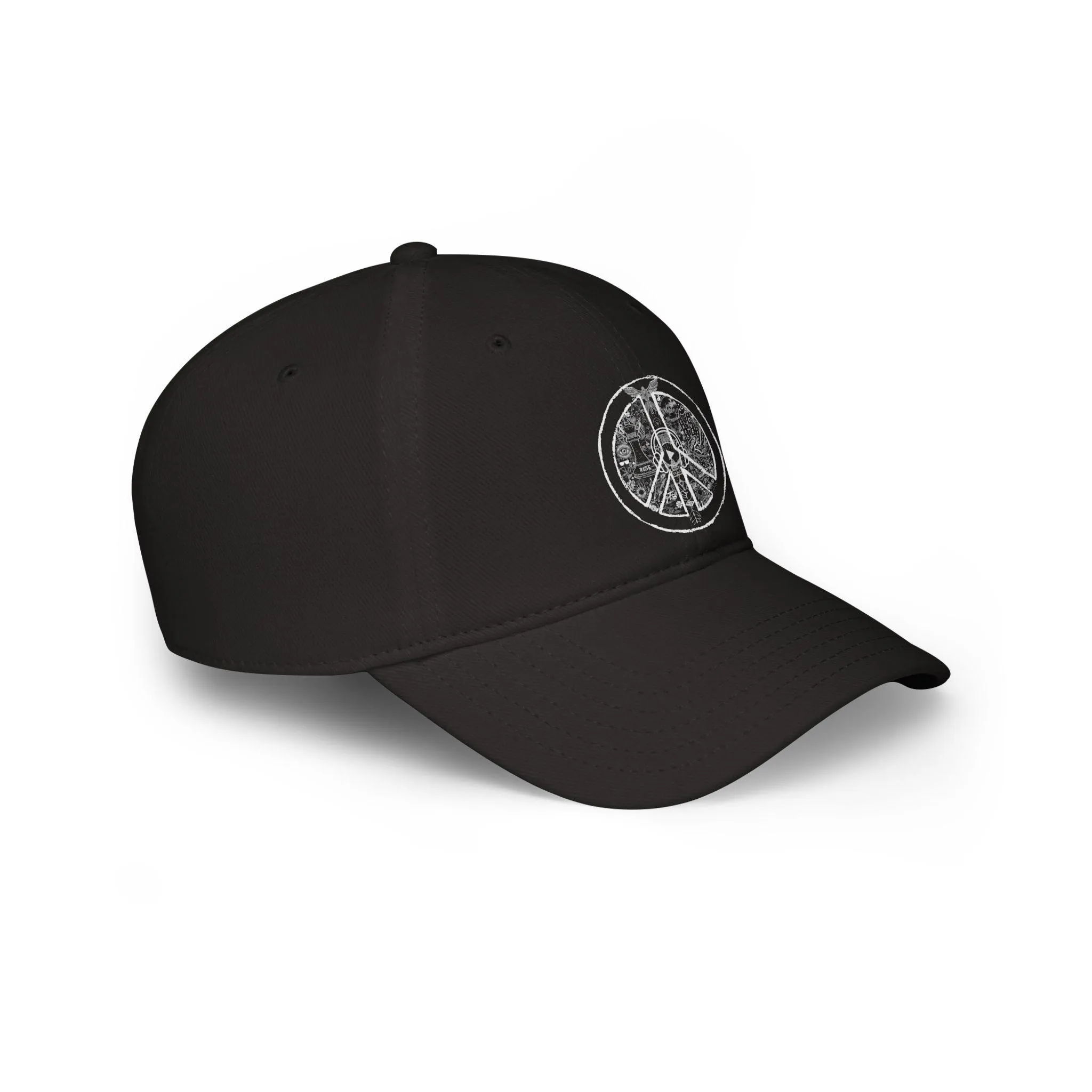 Cap Low Profile PEACE and LOVE BLACK Edition - Image 3