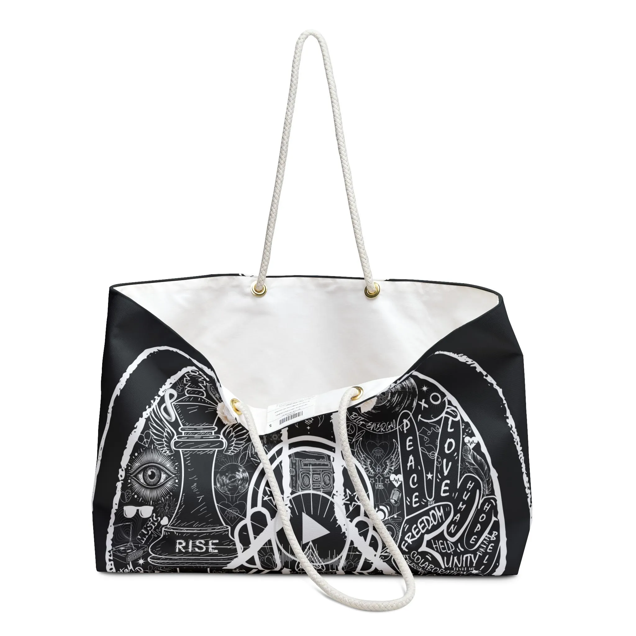 Bag ALLROUNDER PEACE&LOVE Black Edition - Image 3