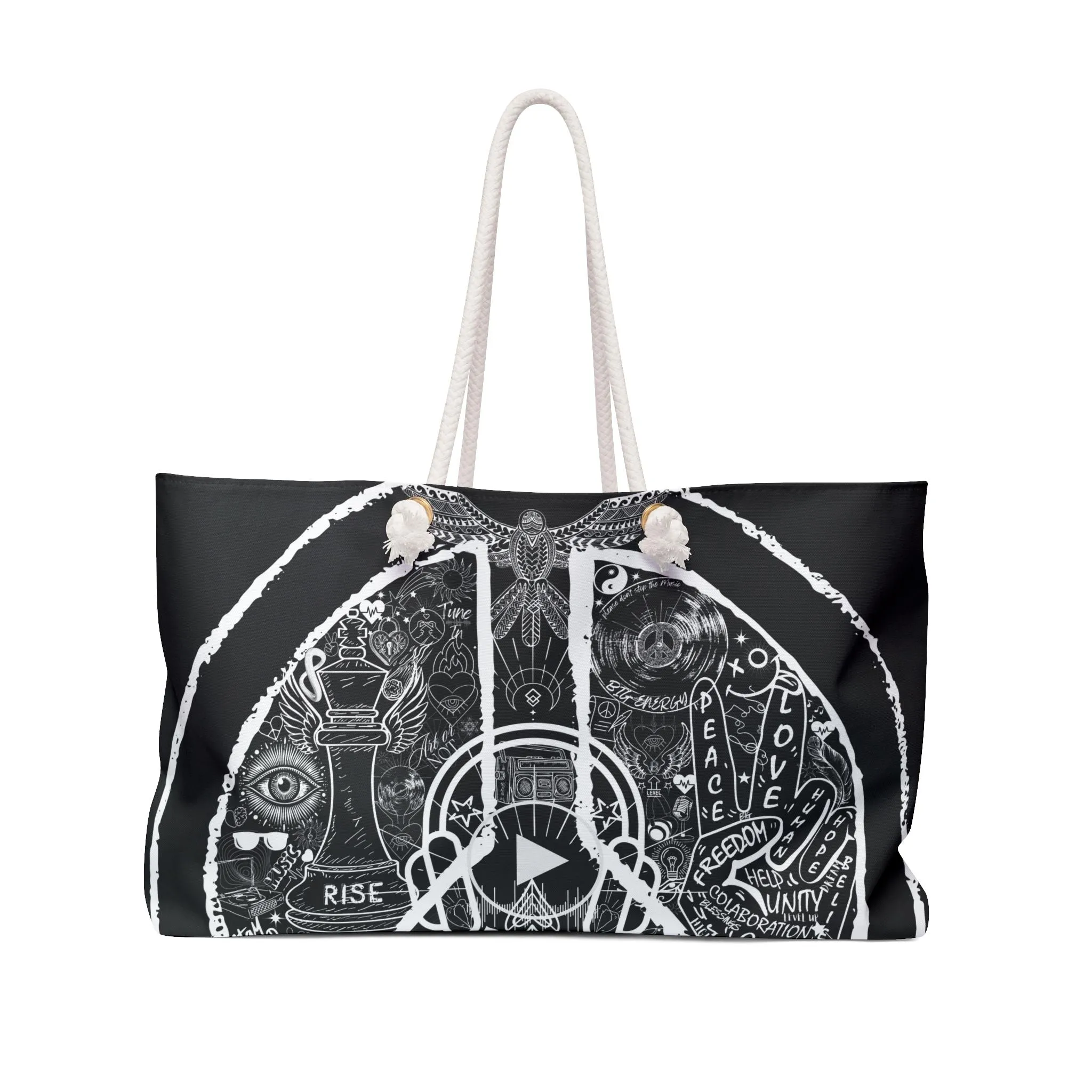 Bag ALLROUNDER PEACE&LOVE Black Edition